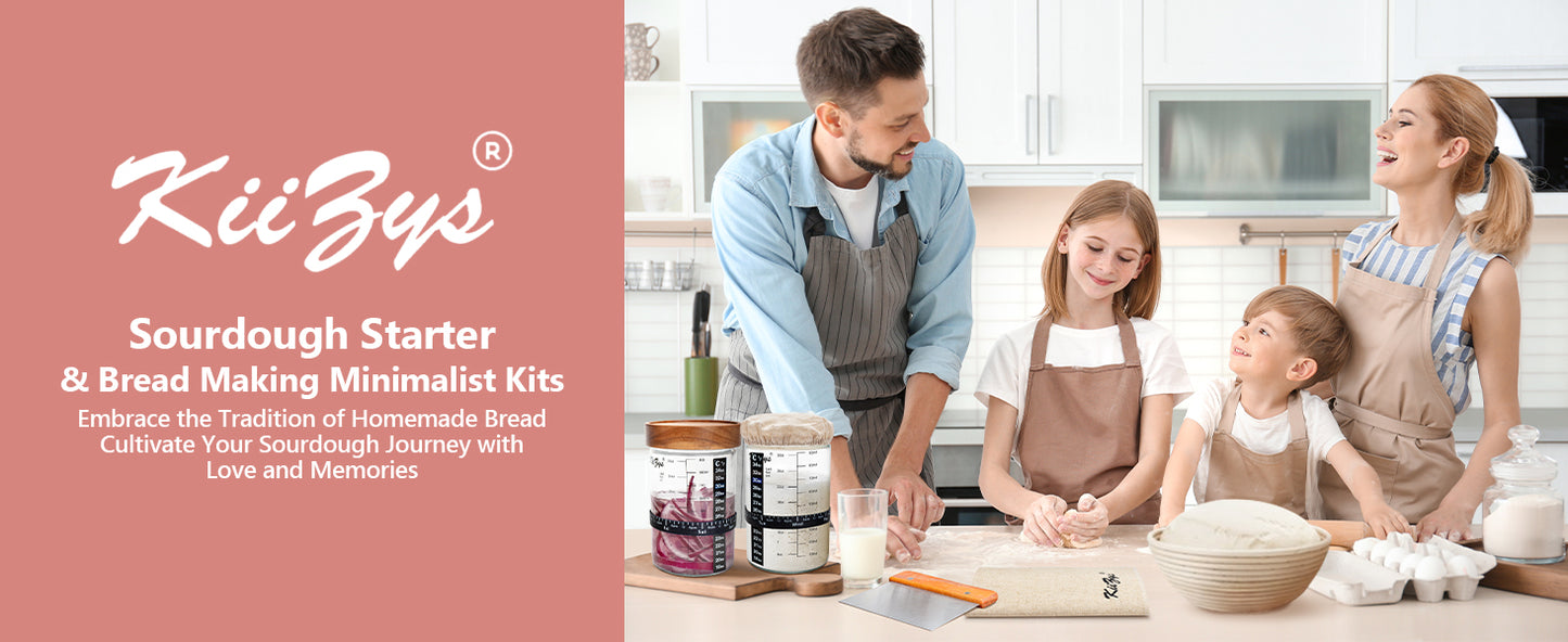 KiiZYs - Sourdough Starter Kit & Bread Baking Tools Essentials