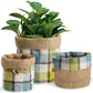 KiiZYs - House Plant Pot Covers (5' 6' 8' Inch) - Green Reversible