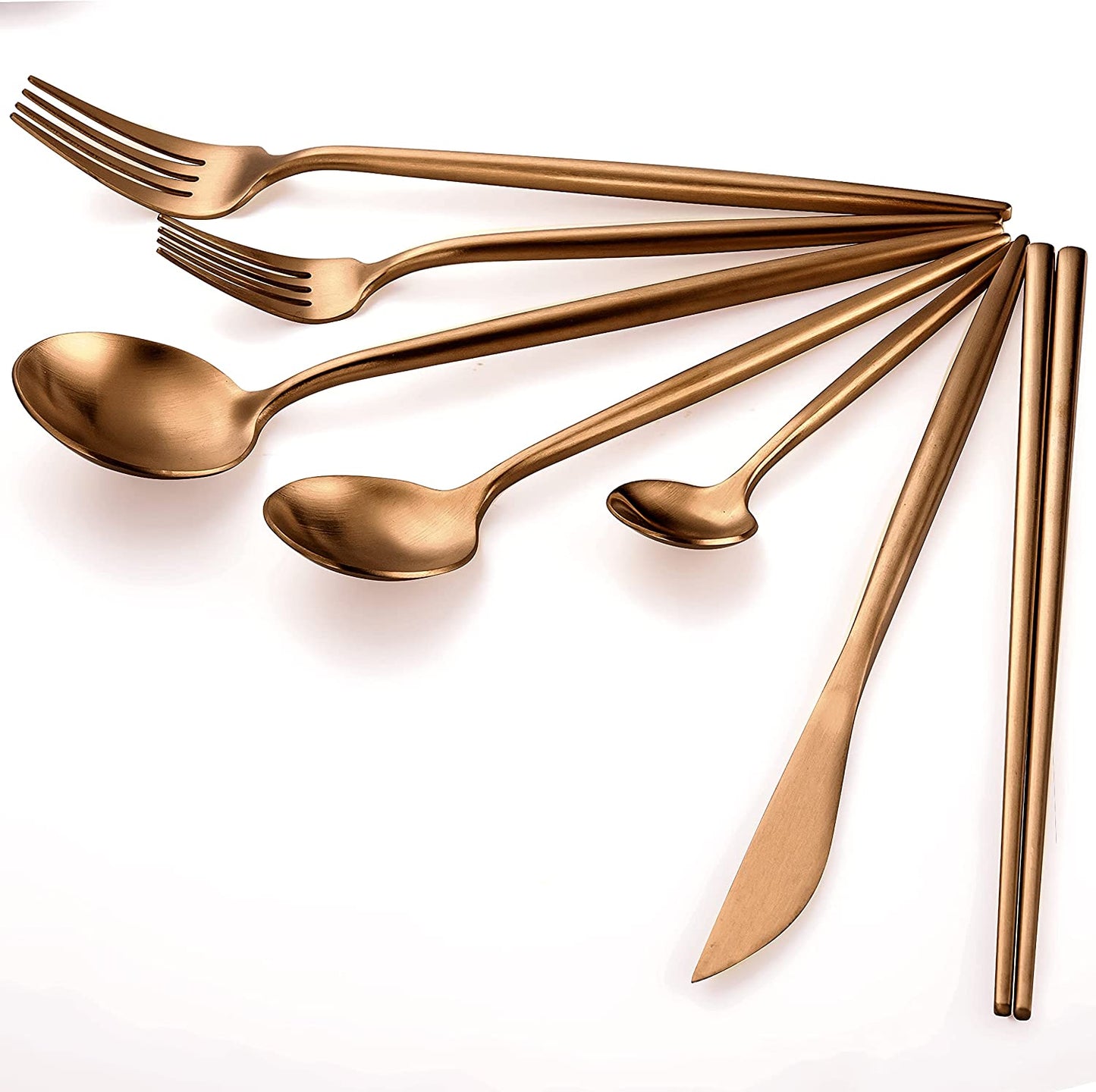 modern set brass utensil small apartment gifts Japanese gift set kitchen utinsils gift set Christmas gift thanksgiving xmas birthday anniversary party hosting at home cylinder box mums gifts korean utensils set chipsticks japanese chinese cutlery set oriental gifts