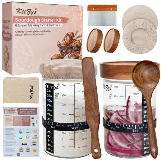 KiiZYs - Sourdough Starter Kit & Bread Baking Tools Essentials