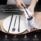 KiiZYs Stainless Steel Minimalist Cutlery 14 Pieces Set - Matte Black